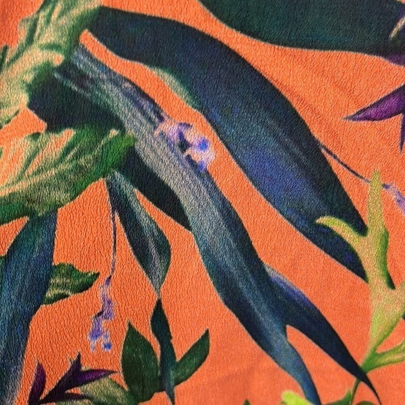 Blank London Jumpsuit Multi Colored Medium Tropical Leopard Print - Picture 5 of 12